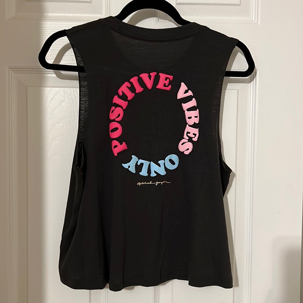 Spiritual Gangster POSITIVE VIBES ONLY Crop Tank